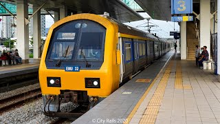 New Traction Motor/Sound! [ KTMB Class 83 Komuter Utara ] departing Bukit Tengah