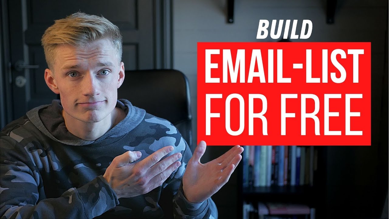 How To Start Building An Email List For FREE - YouTube