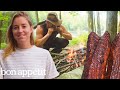 Pro Chef Tries Survival Cooking for the First Time | Bon Appétit