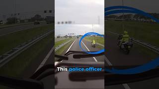 Trucker Gets What He Deserves!  #ytshorts #police  #karma