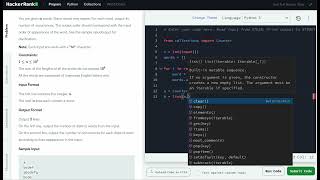 Hackerrank Python Solution #5 Collections - Python: WordOrder