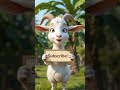 goat planted mango tree 🌳 story of a goat 🐐 and fox goat ai animals shorts ytshorts trending