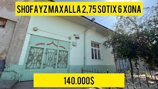 Shofayz maxalla 2,75 sotix 6 xona 💸140.000$ ☎️99-484-44-48 #arzonuylar #hovli #uylar #tashkent #dom