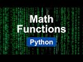 Math Functions in Python