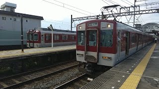 近鉄1252系VE63+8600系X56編成の急行京都行き 新祝園駅