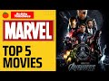 Top 5 Marvel Movies | By Rotten Tomatoes