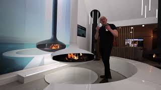 Right here... right now...!!! The iconic, and ORIGINAL GYROFOCUS suspended fireplace.