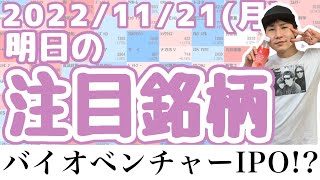 【10分株ニュース】2022年11月21日(月)