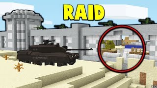 RAIDING MY FIRST ENEMIES BASE!  | Minecraft WAR #6