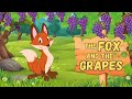 The Fox and the Grapes| Moral English Stories for Kids| Storytime Funland