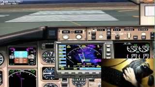 FS2004 TUTORIAL How to fly B767 without FMC (ANA Boeing 767-300ER)