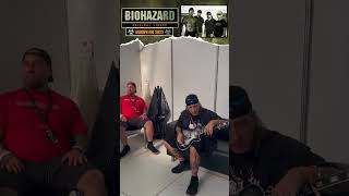 BIOHAZARD Backstage Ritual #biohazard #shorts #backstage