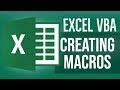 Excel VBA Tutorial for Beginners 4 - Writing/Creating Macros In Visual Basic For Applications