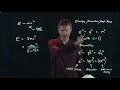 Energy Mass Relation E = mc^2 | Physics with Professor Matt Anderson | M29-07