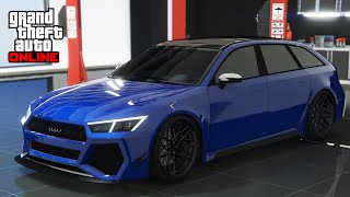 OBEY ARGENTO (Audi RS6 Avant) - GTA 5 Online DLC Vehicle Customization