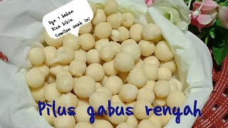 Resep pilus gabus renyah