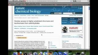 Chemical functionality on nature.com: A user guide