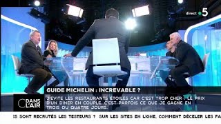 Guide Michelin : increvable ? - Les questions SMS #cdanslair 10.02.2018
