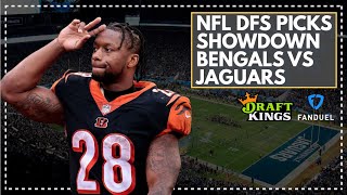 NFL DFS Picks for Monday Night Showdown, Bengals vs Jaguars: FanDuel & DraftKings Lineup Advice
