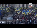 opposition rallies in ukraine to protest presidential policies