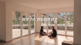 We're moving