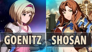 GBVSR:🔥Goenitz (Djeeta) Vs Shosan (Zeta)🔥| High Level Gameplay.