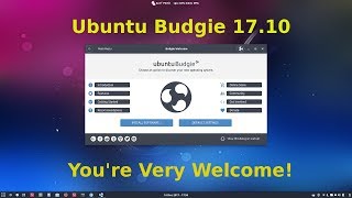 Ubuntu Budgie 17 10 You're Very Welcome