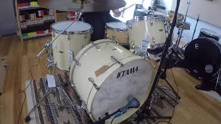 (SOLD) Drum Kits - Tama Star Walnut 24/13/16 Antique White