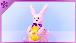 DIY Fabric bunny (ENG Subtitles) - Speed up #322