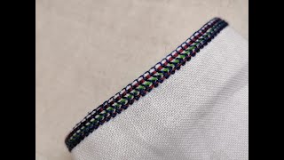 Кольорова обробка краю (манжета) Східне Поділля ч. 1 /вишивка/hand embroidery/