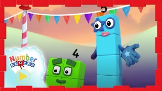 Numberblocks - Apprendre à compter | Niveau un rouge | Épisodes complets 9-12