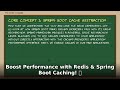 Java Spring Boot Caching: Master Redis for Blazing Fast Performance! 🚀
