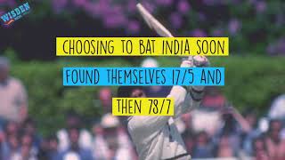 A lookback at India's ICC cricket world cup win in 1983 | Wisden India