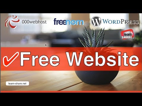 How to Create Website for Free, Free Hosting, Free Domain and Wordpress How to Create Website for Free, Free Hosting, Free Domain and Wordpress