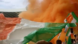 Celtic fans irish TRICOLOUR display / tifo | Celtic rangers Scottish cup 2022