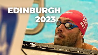 BRITISH SWIMMERS in action at the Edinburgh International 2023