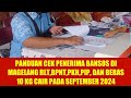 PANDUAN CEK PENERIMA BANSOS DI MAGELANG BLT,BPNT,PKH,PIP, DAN BERAS 10 KG CAIR PADA SEPTEMBER 2024