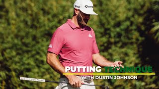 Dustin Johnson's Putting Technique