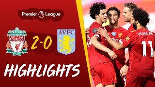 Highlights: Liverpool 2-0 Aston Villa | Curtis Jones scores his first PL Goal - With crowd effects