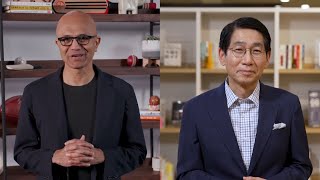 Conversation between Microsoft CEO Satya Nadella and NEC CEO Takayuki Morita [NEC Official]