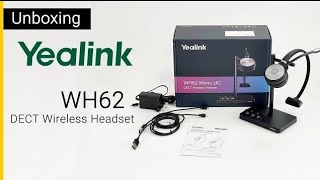 Yealink WH62 Mono DECT Wireless Headphone - Unboxing