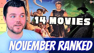 November Movies Ranked (2024 Tier List)