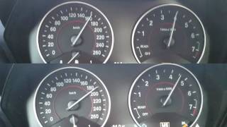 BMW M240i 50-230 km/h in 6th gear (stock vs JB4)