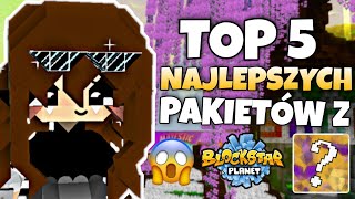 TOP 5 NAJLEPSZYCH PAKIETÓW Z BSP! |⭐ BSP Blockstarplanet ⭐|