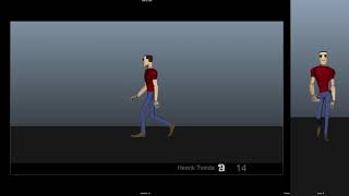 Full Biped Character Walk - Animschool - Class 2 - Assignment 1