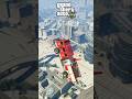 JUMPING FROM THE HIGHEST BUILDING BY FIRETRUCK GTA EVOLUTION #shorts #gta #gta5 #gtasanandreas #gtav