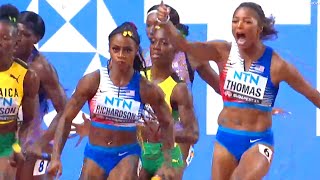 Sha'Carri Richardson The Women’s 4x100m Relay Final at World Athletics Championships Budapest 2023