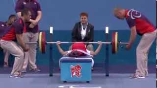 88 lb Woman Benches 240 lbs Raw @ the Paralympics (109@40 kgs)