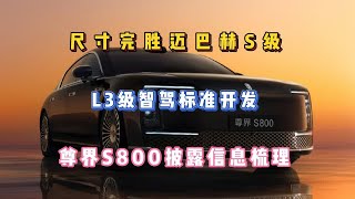 尺寸完胜迈巴赫S，L3级智驾标准开发，尊界S800预售价格超百万