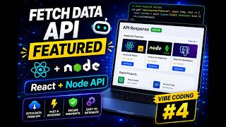 Fetch Featured Courses & Products from Database | React + Node API (Vibe Coding #4)